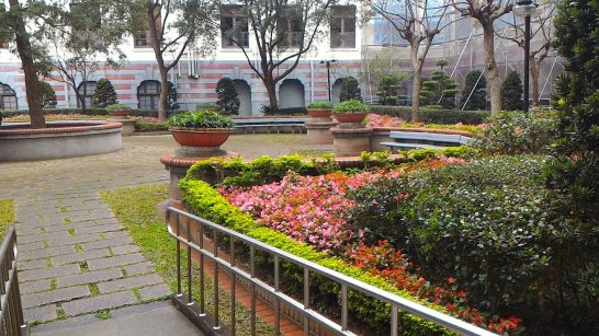 総統府の中庭