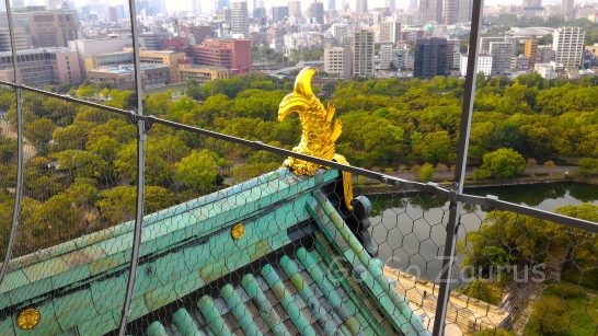 大阪城天守閣展望台からの風景６