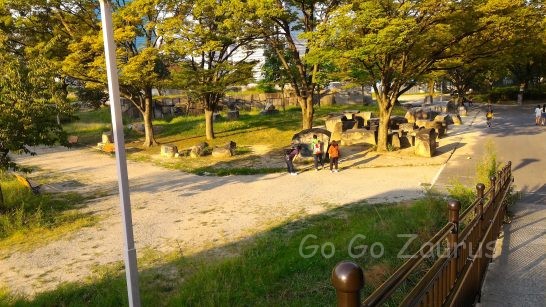 大阪城本丸北側 刻印石広場