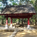 嘉義神社　手水鉢