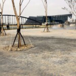 故宮博物院南院 橋と博物館