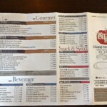 博物館内レストランメニュー
