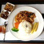 博物館内レストランメニュー　素食セット