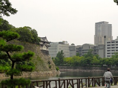 西外濠と乾櫓