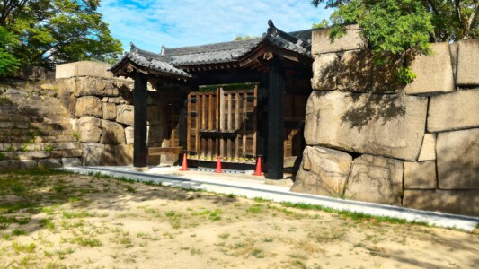 西の丸庭園北東角