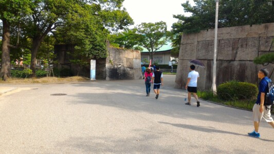 南仕切門跡・太鼓櫓跡