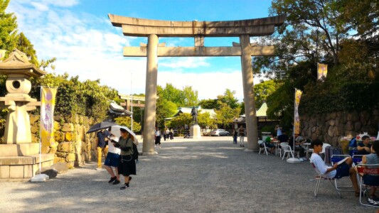 豊国神社大鳥居