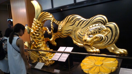 大阪城天守閣内展示２
