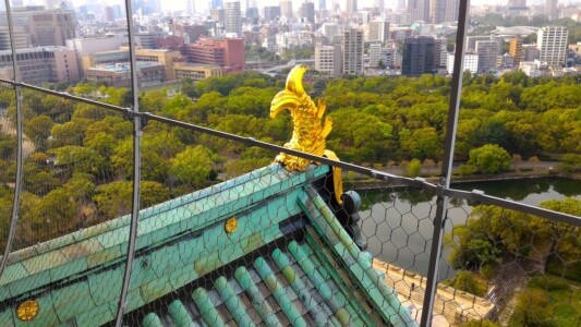 大阪城天守閣展望台からの風景６